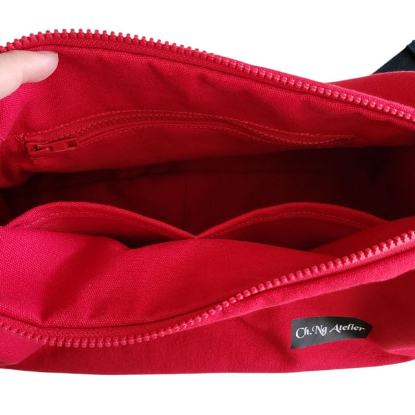 Schultertasche aus Canvas-Baumwolle – Robuste & Stilvolle Begleitung