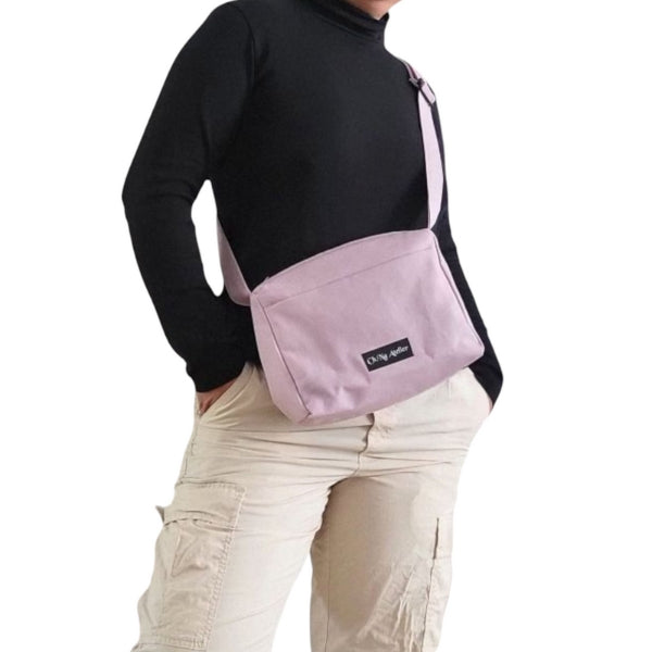 Nachhaltige Schultertasche aus Baumwolle – Funktional & Modern
