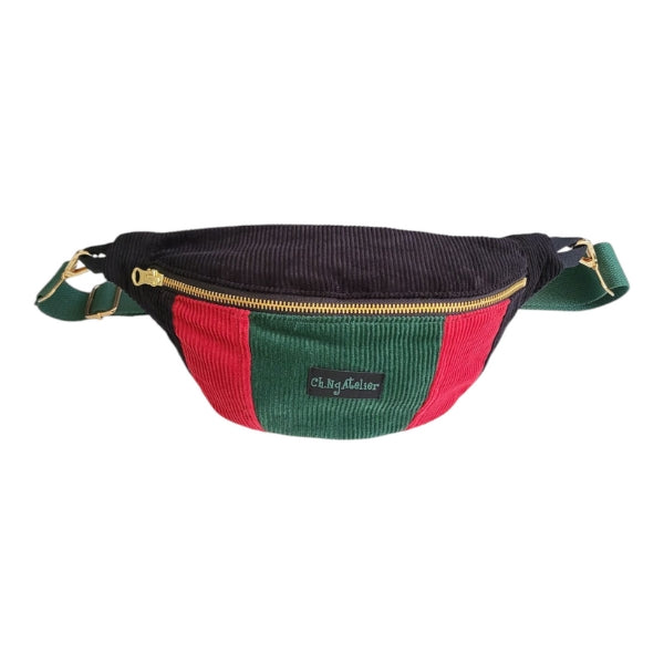 Handgemachte Cord-Bauchtasche aus 100% Baumwolle – Unisex & Stilvoll