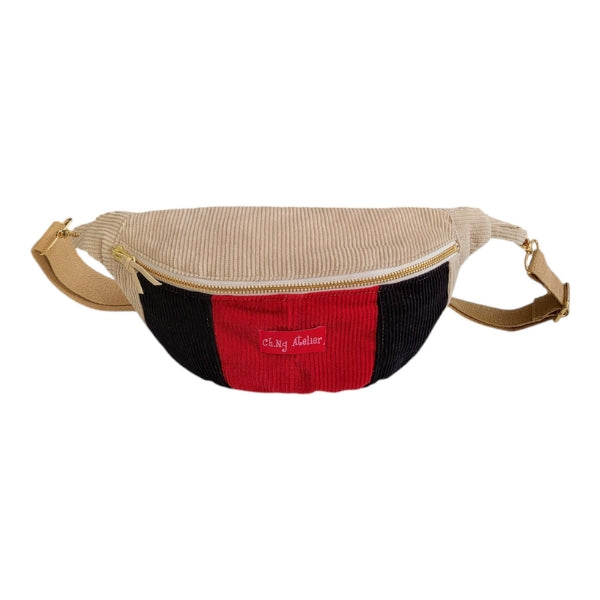 Handgemachte Cord-Bauchtasche aus 100% Baumwolle – Unisex & Stilvoll
