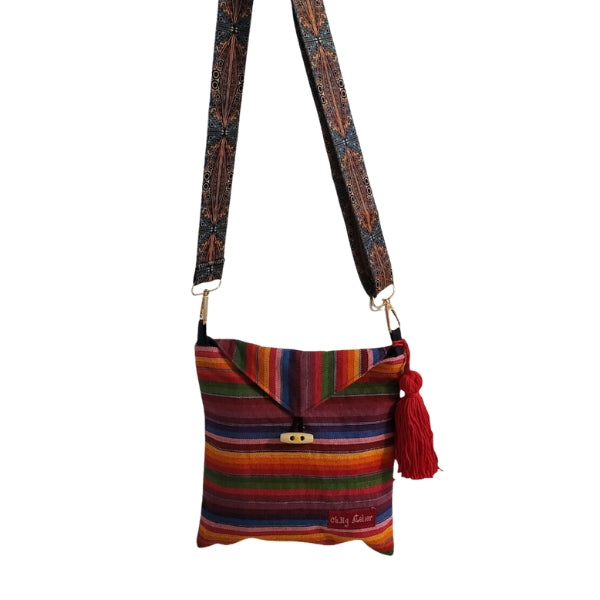 Schultertasche aus 100% Baumwolle – Praktisch & Nachhaltig