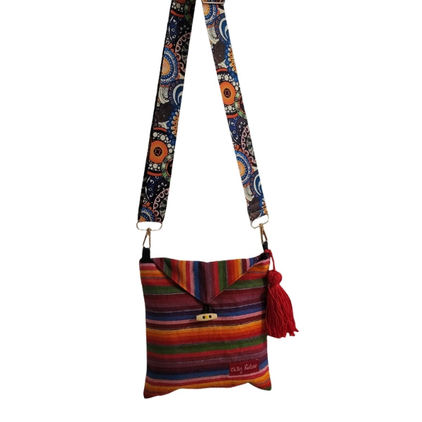 Schultertasche aus 100% Baumwolle – Praktisch & Nachhaltig