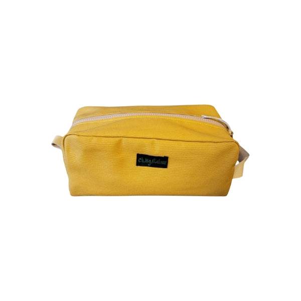 Kosmetiktasche / Kulturtasche aus 100% Baumwolle – Perfekt für Reisen