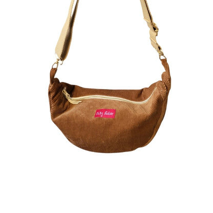 Handgemachte Cord-Bauchtasche – Perfekt für Alltag & Reisen