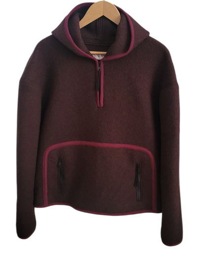 Damen-Übergangsjacke aus 100% Schurwolle – Warm & Elegant